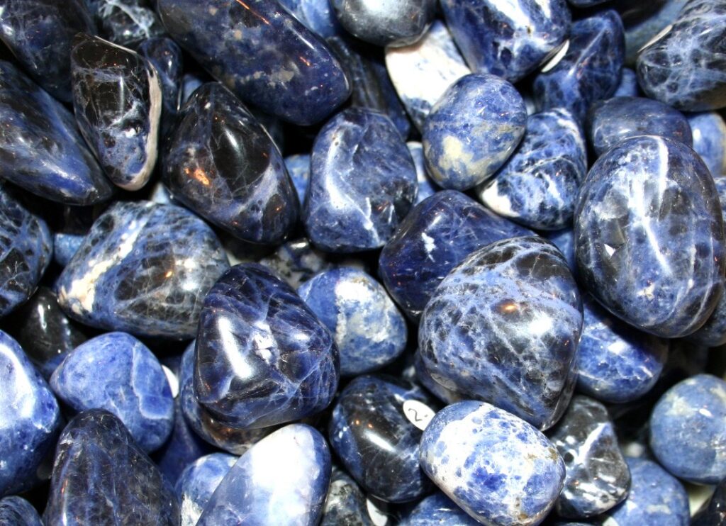 Tumbled Sodalite Specimens