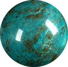 Chrysocolla ball